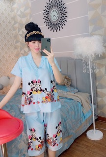 Đồ bộ lụa lửng