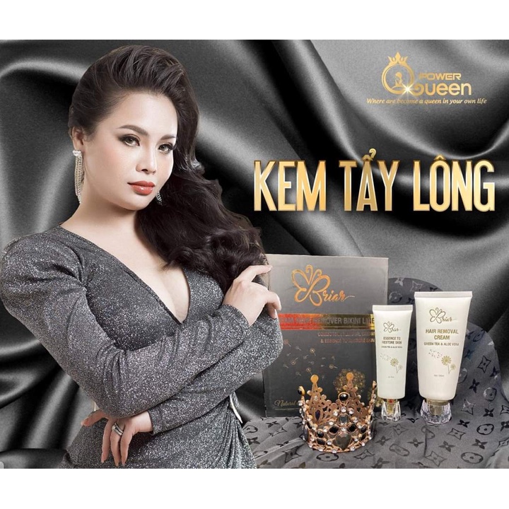 Kem Triệt Tẩy Lông Briar Bikini Tẩy Sạch Mọi Loại Lông Tay, Chân, Nách, Bẹn Nhanh Chóng &amp; Không Gây Đau Rát (Tuýp 100ml)