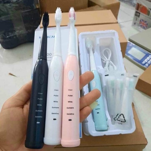 Bàn Chải Điện Đánh Răng ELECTRIC TOOTHBRUSH - Bàn Chải Đánh Răng Tự Động 5 Cấp Độ
