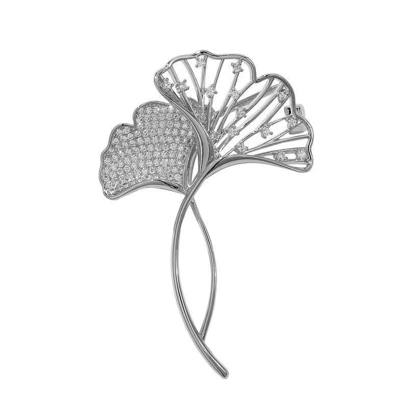 Trâm Cài Áo Hình Hoa Quả Đính Đá Sang Trọng Cho Nữ