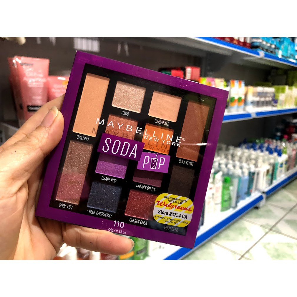 Bảng màu mắt sang chảnh maybelline soda pop