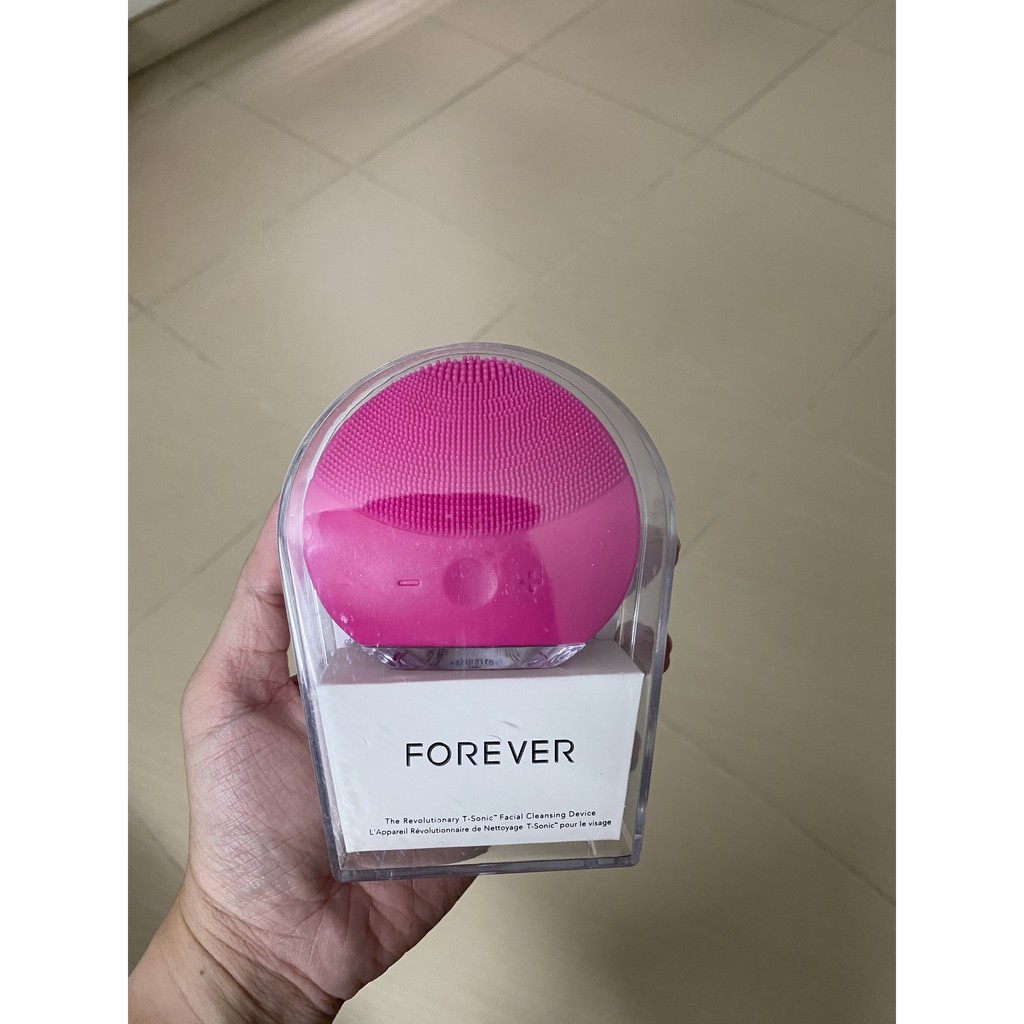 Máy rửa mặt sóng âm Forever Lina Mini, pin sạc, massage mặt đa chế độ, thiết bị mát xa mặt, dụng cụ chăm sóc da mặt