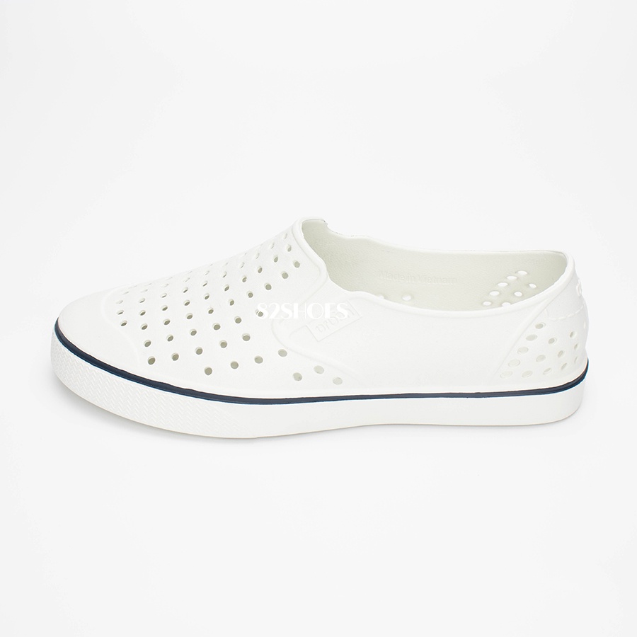 [Urban, Mẫu mới] Giày nhựa lỗ nam nữ đi mưa đi biển Urban - Chất liệu Eva siêu nhẹ, chống nước, giá tốt - Trắng Xanh