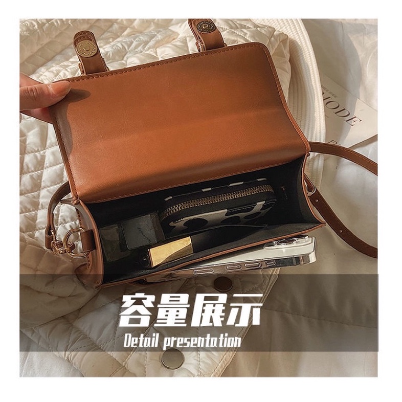Túi đeo chéo nữ da pu xinh đẹp phong cách vintage cặp ulzzang balo ví mini giá rẻ cho học sinh đi học chơi