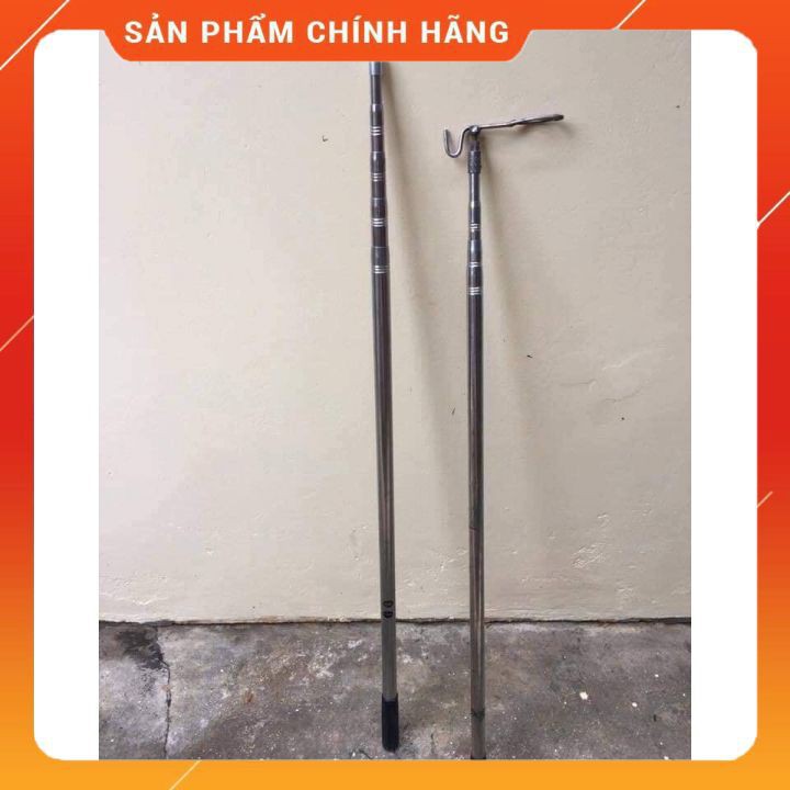 [Tặng 1 Túi Bổi + Móc] Sào Bẫy Chim, Sào Rút Inox Đa Năng Dài 1m5 3m 5m 6m 7m