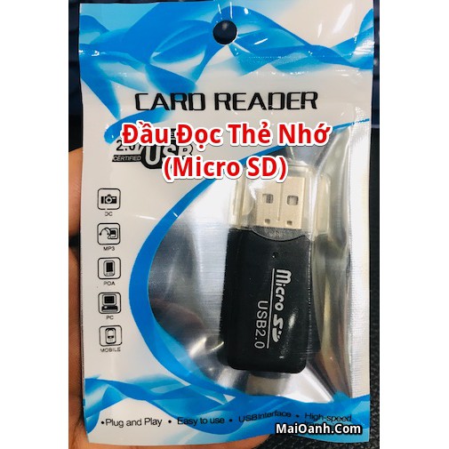 Đầu đọc thẻ nhớ USB 2.0 Micro SD card