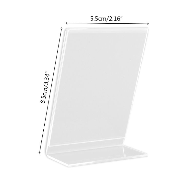Giá Đỡ Khung Ảnh Mini Bằng Acrylic Trong Suốt Để Bàn