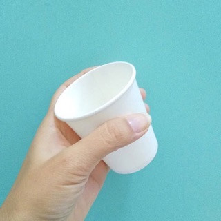 50 cốc giấy 120ml trắng trơn