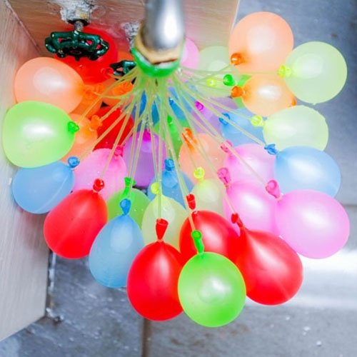 Bộ 111 Bong Bóng Nước chính hãng Magic Balloons nhiều màu sắc KÈM đầu bơm nước Siêu Nhanh - LICLAC