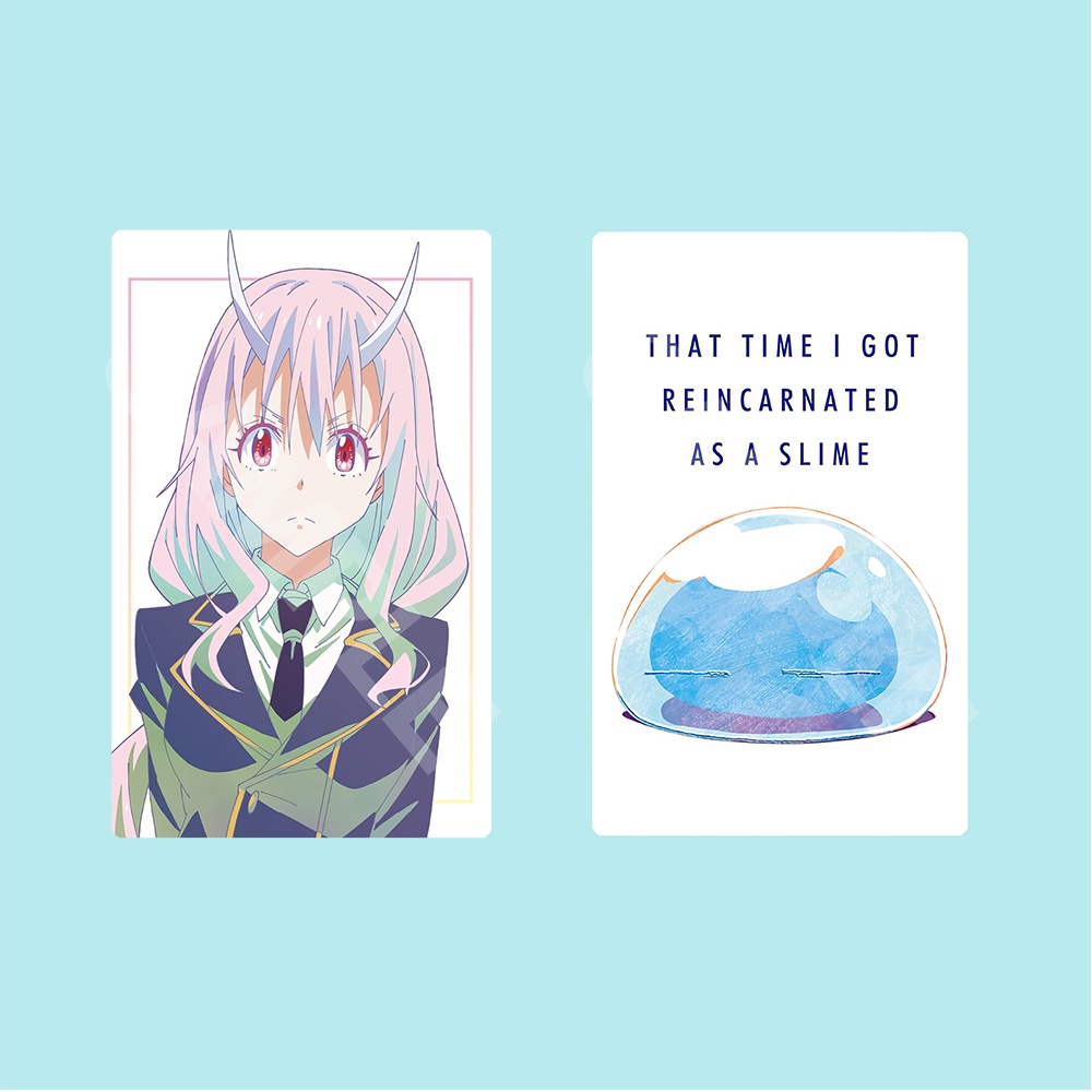 Ảnh card bo góc in hình Tensei shitara Slime Datta Ken Chuyển Sinh Thành Slime  ver ANI ART thẻ bo viền 5*8cm