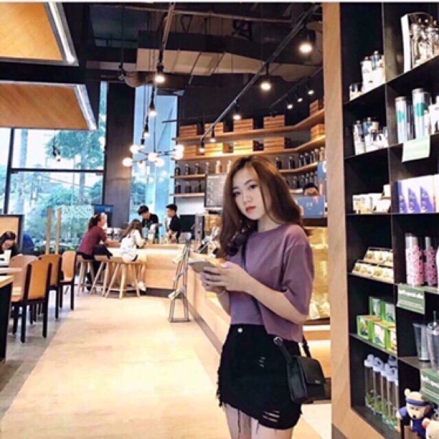 ( Hình thật ) Chân váy bò ngắn 2 màu trắng và đen | BigBuy360 - bigbuy360.vn