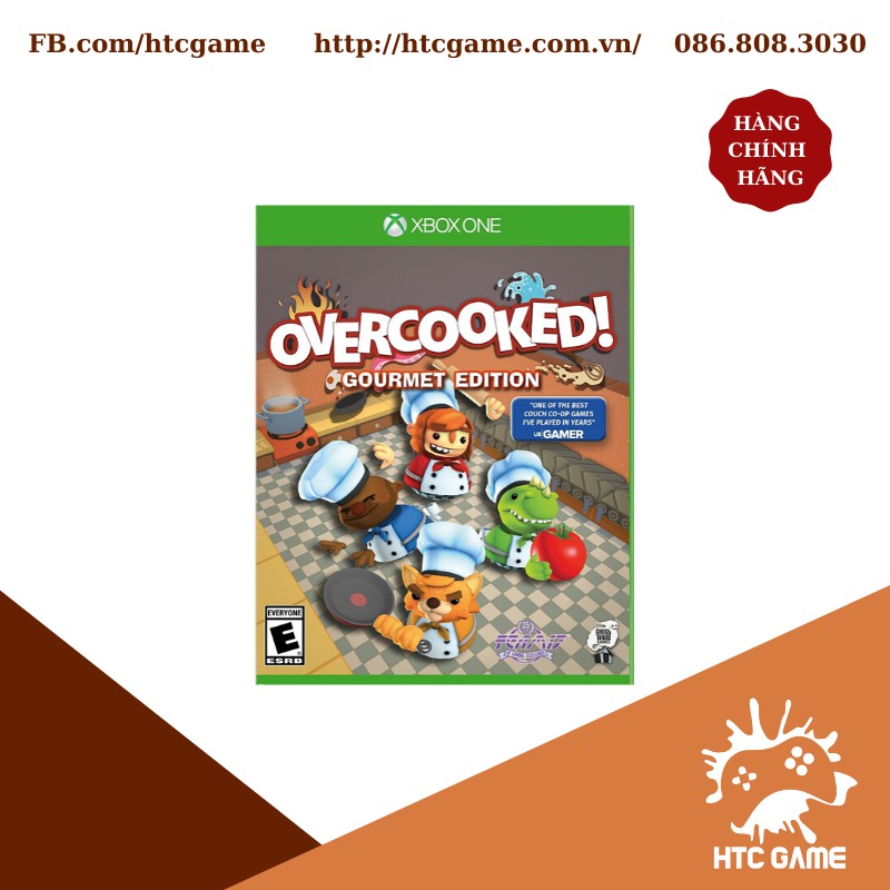 Đĩa game Overcooked : Gourmet Edition dành cho máy Xbox One