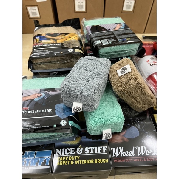 Mút siêu sợi thoa wax, kem dưỡng - Microfiber Waxing/Sealant Applicator Chemical Guys