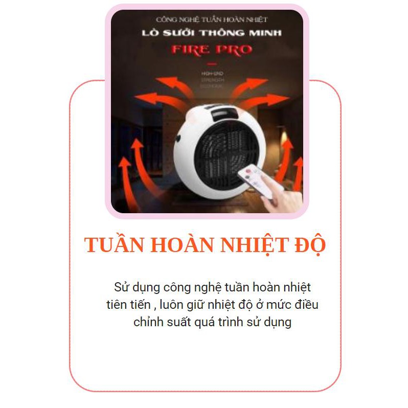 LÒ SƯỞI THÔNG MINH FIRE PRO - Home and Garden