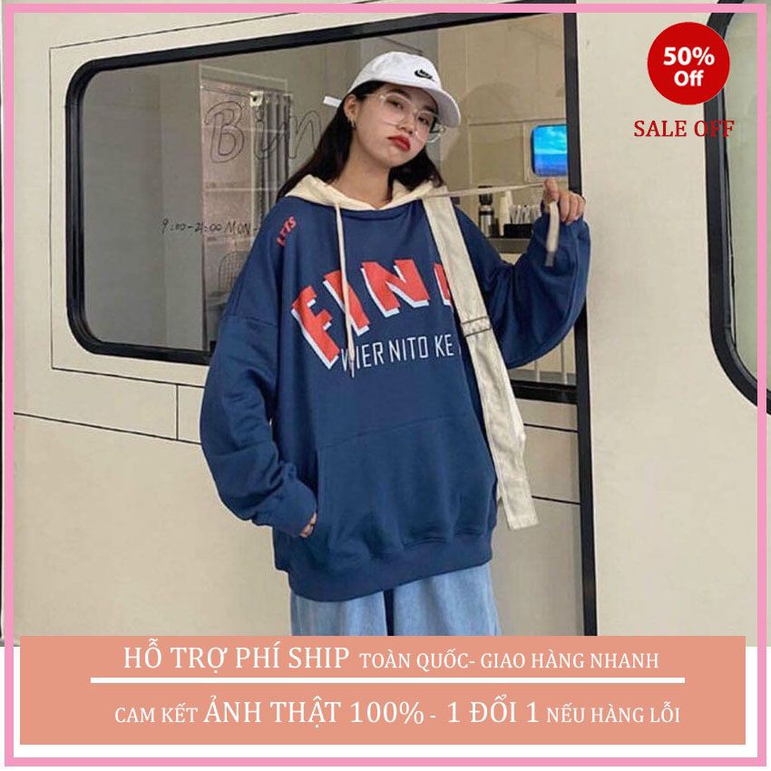 (ẢNH THẬT ) ÁO HOODIE FINE THỜI TRANG TRAN ÀN QUỐC, ÁO PHÔNG DÁNG RỘNG, ÁO TU ĐÔNG NỮ SIÊU ẤM