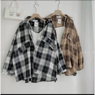 ÁO SƠMI CARO TAY PHỒNG SIÊU XINH