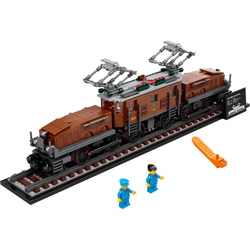 10277 LEGO Creator Expert Trains Crocodile Locomotive - Chuyến Tàu lửa/ tàu hỏa đầu máy hình cá sấu cổ điển