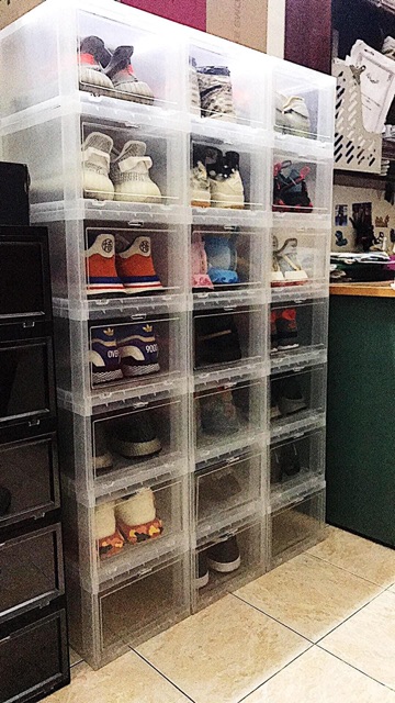 10 hộp đựng giày Sneaker box nhựa Việt Nhật