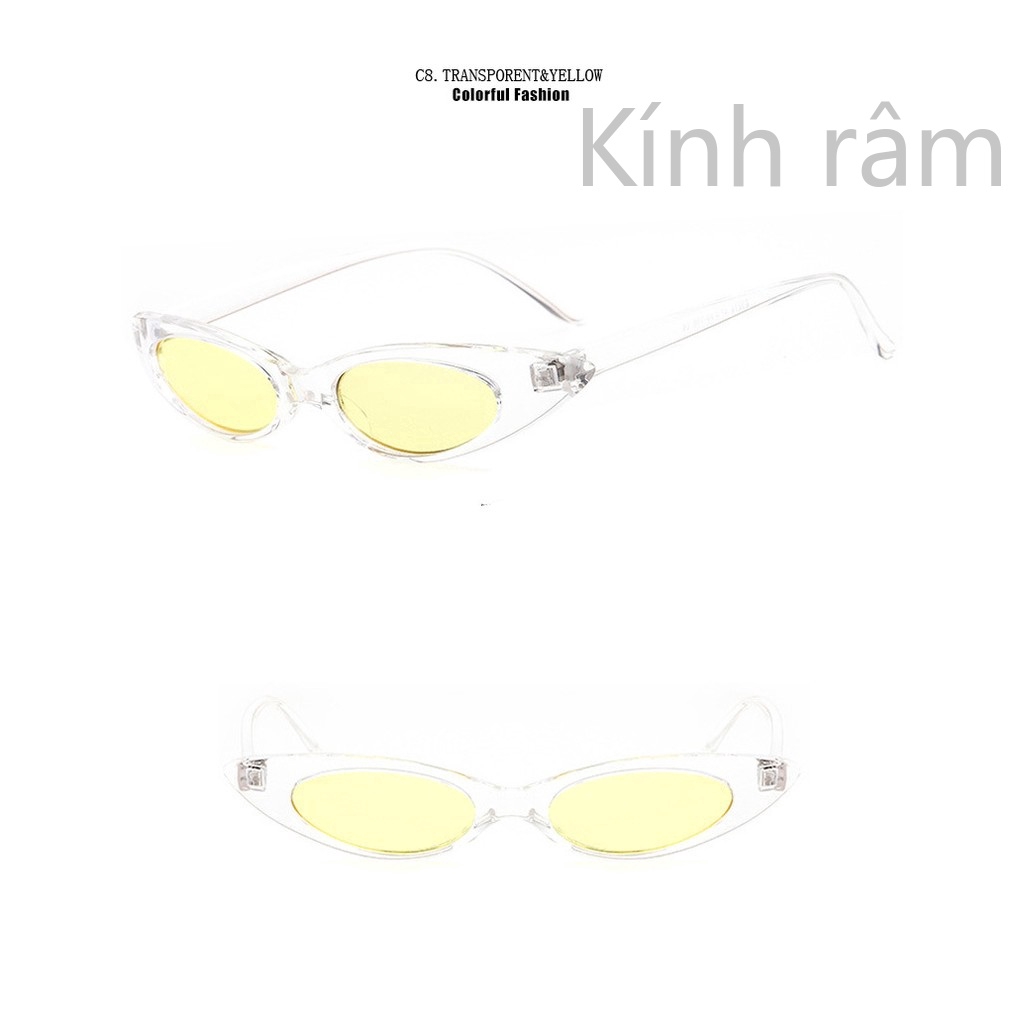 Kính mát mắt mèo đen cổ điển chống tia UV400
