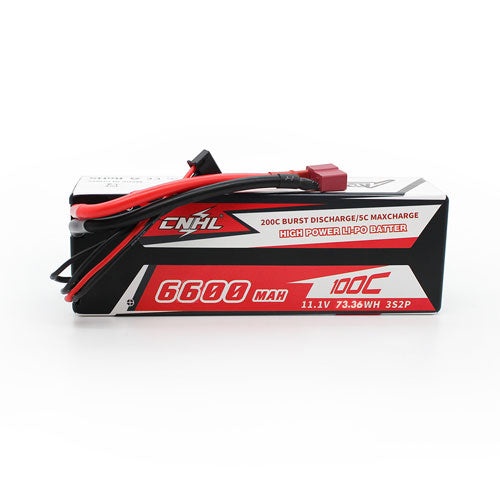 pin lipo Cnhl 3s 6600mah 11.1 xã cực mạnh 100c cho xe và tàu điều khiển từ xa RC chạy trên 100km/h