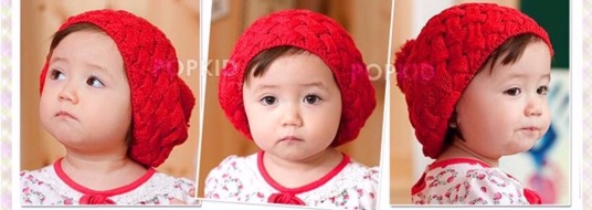 MŨ NỒI LEN DỄ THƯƠNG CHO BÉ GÁI
