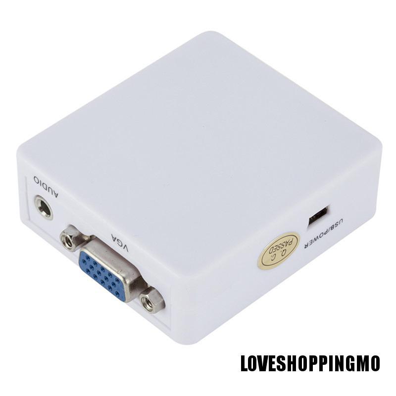 Bộ Chuyển Đổi Vga Sang Hdmi Mini Full Hd 1080p Cho Pc Laptop Dvd | BigBuy360 - bigbuy360.vn
