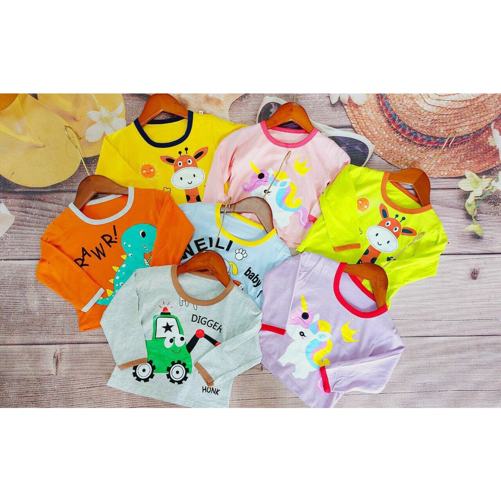 Bộ Cotton Tay Dài Bé