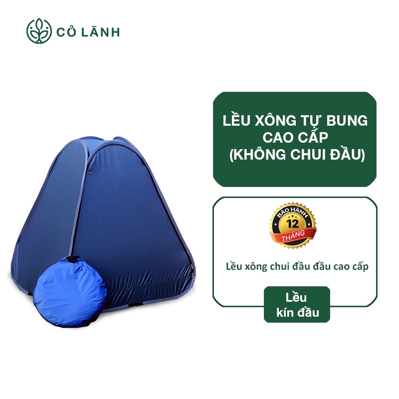 Lều xông hơi cao cấp Cỏ Lành giúp xông hơi giải cảm, xông hơi cho phụ nữ sau sinh nặng 1.8kg