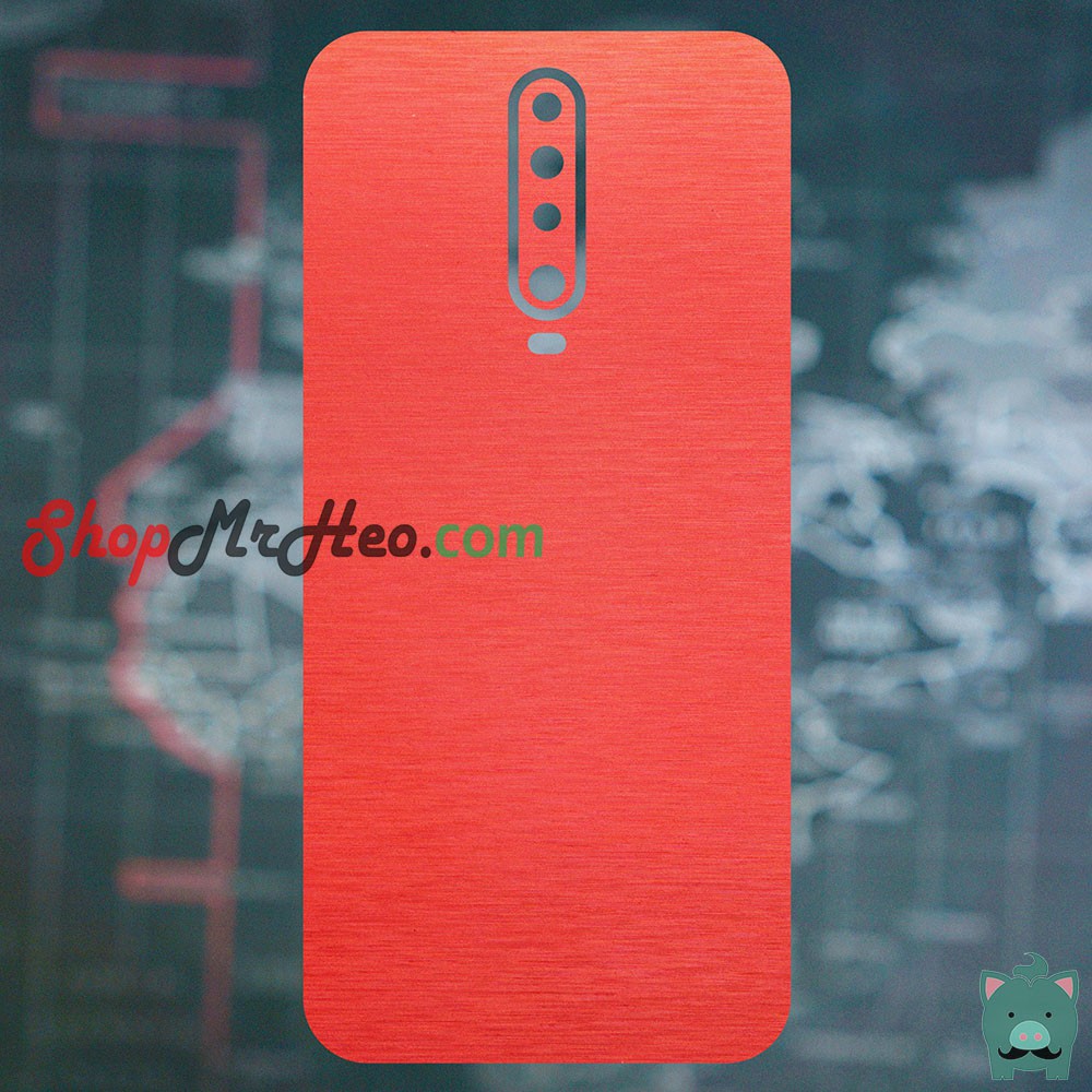 Skin Dán Mặt Sau Lưng Vân Nhôm Xiaomi Redmi K30 - K30 5G - K30 Pro