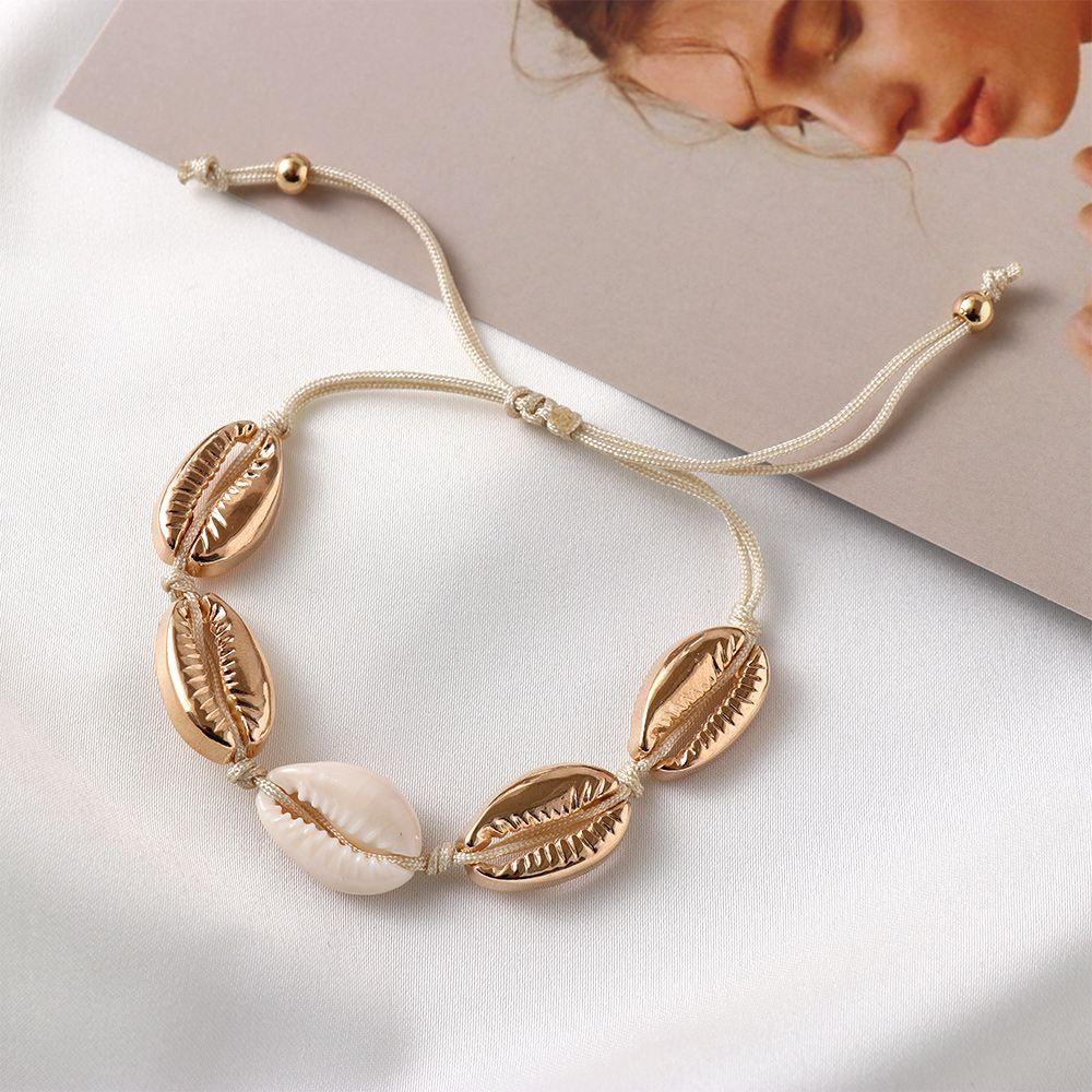 Vòng cổ Hình Vỏ Sò Bện 3 Kiểu Handmade Thời Trang Đi Biển Mùa Hè Cho Nữ