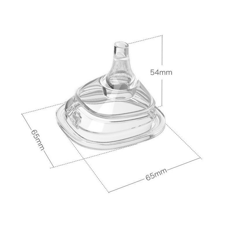 Ống Tập Hút Bình Sữa Cổ Vuông HG P14, Ống Hút Chống Sặc Không Chứa BPA An Toàn