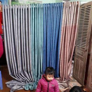 Rèm rộng 3m cao 2m7 căng thẳng đặt móc