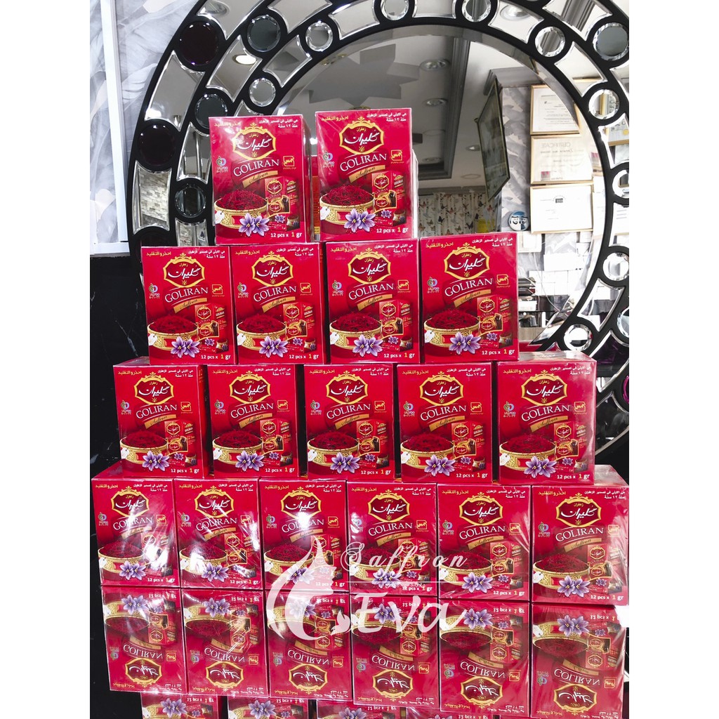 1gr Saffron Full Box Iran Loại 1 Negin thương hiệu Goliran / Nhụy Hoa Nghệ Tây Iran loại Negin hộp 1gr Goliran | BigBuy360 - bigbuy360.vn