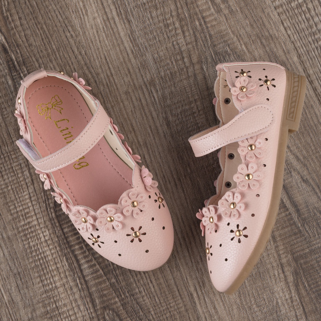 Giày Công Chúa Đế Mềm Thoáng Khí Thời Trang Xuân Thu Cho Bé Gái