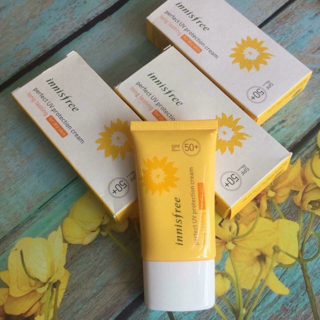 KEM CHỐNG NẮNG INNISFREE PERFECT UV PROTECTION CREAM LONG LASTING FOR DRY SKIN SPF50+/PA+++