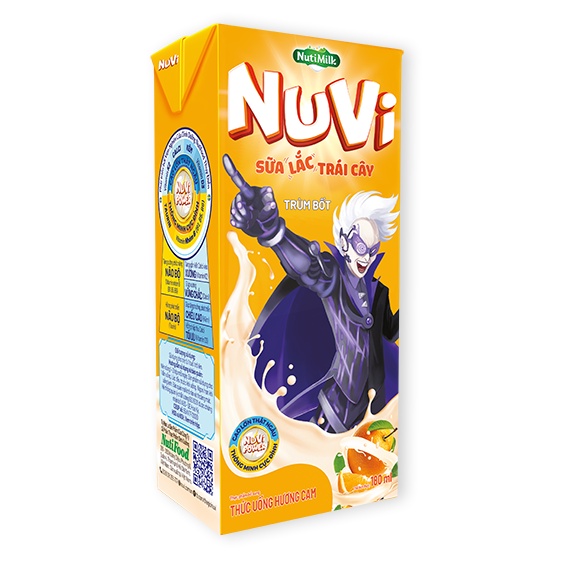 [MIX NHIỀU VỊ THAY ĐỔI - MIỄN PHÍ SHIP ĐƠN 49K]Combo 6 hộp Sữa Nuvi hương vị ca cao lúa mạch, trái cây nhiệt đới thơm ng