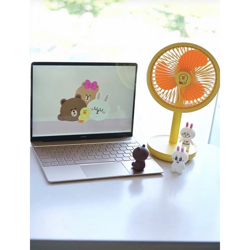 Quạt để bàn Linefriends  chính hãng