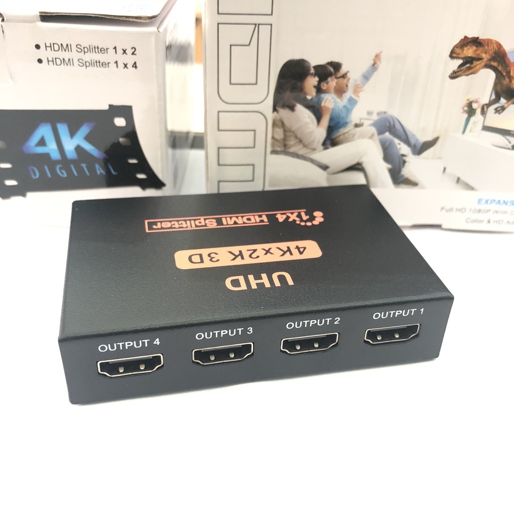 Bộ chia màn hình HDMI 1 ra 4 HDTV Splitter V1.4 hỗ trợ 4K x 2K UltraHD