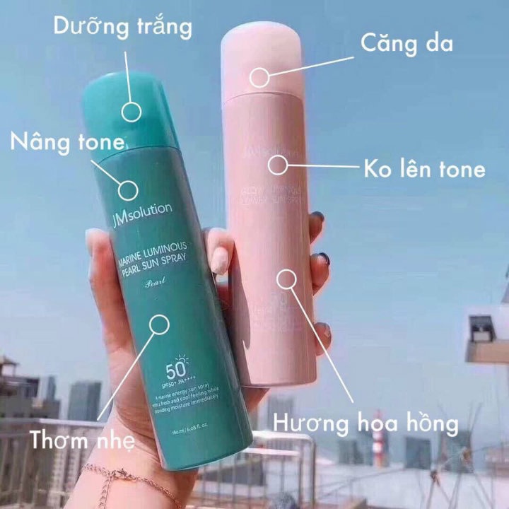 Bình Xịt Chống Nắng Jm Solution SPF50 dung tích 180ml - Vanh Cosmetics