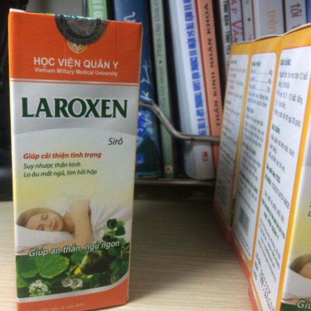 Laroxen Học Viện Quân Y - Siro Hỗ Trợ Điều Trị Chứng Mất Ngủ