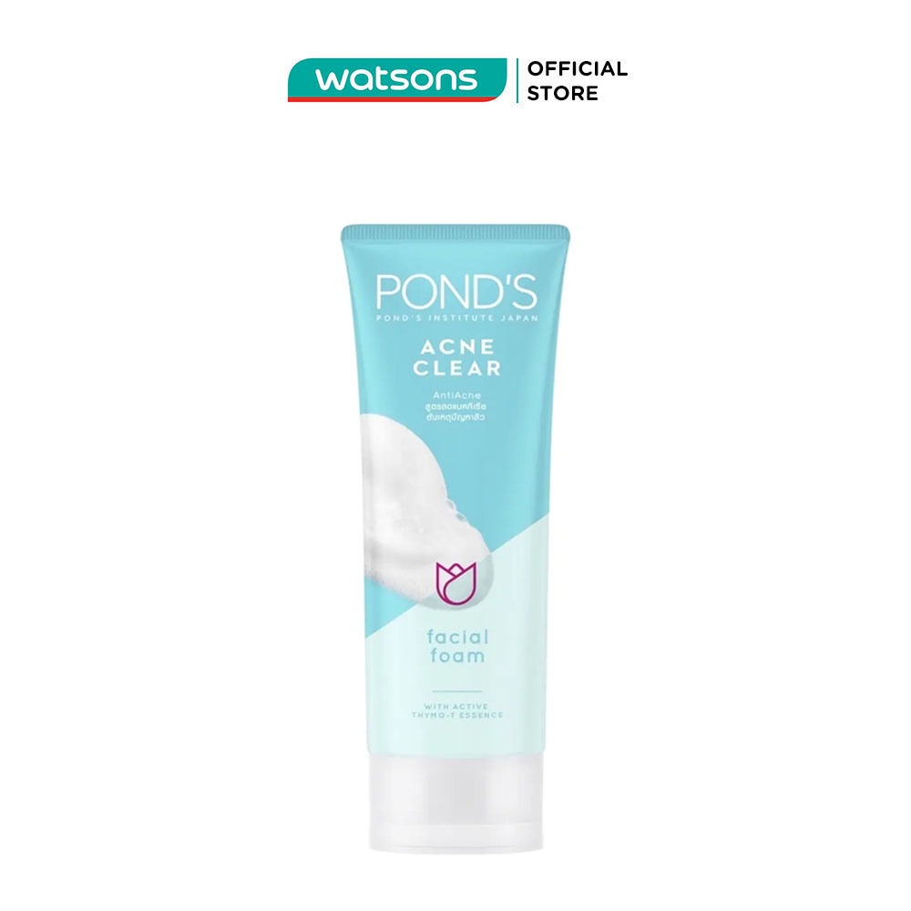 Sữa Rửa Mặt Pond's Acne Clear Sáng Da Ngừa Mụn 100g