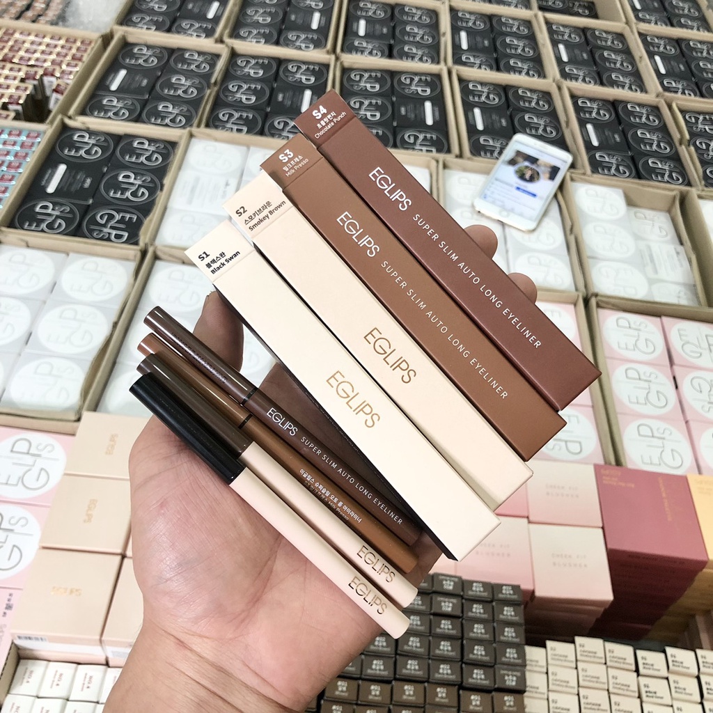 Kẻ Mắt EGLIPS Super Slim Auto Long Eyeliner 0.12g