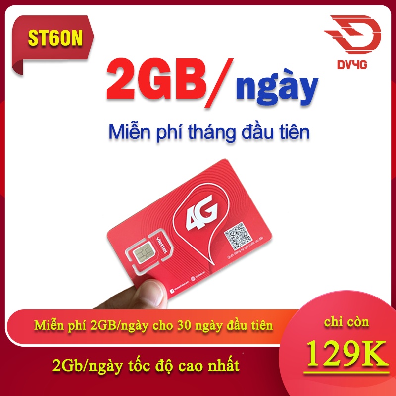 Sim Viettel ST90N / ST60N trọn gói 14 tháng không phải nạp tiền 4Gb/ ngày tốc độ cao( không trôi ngày)