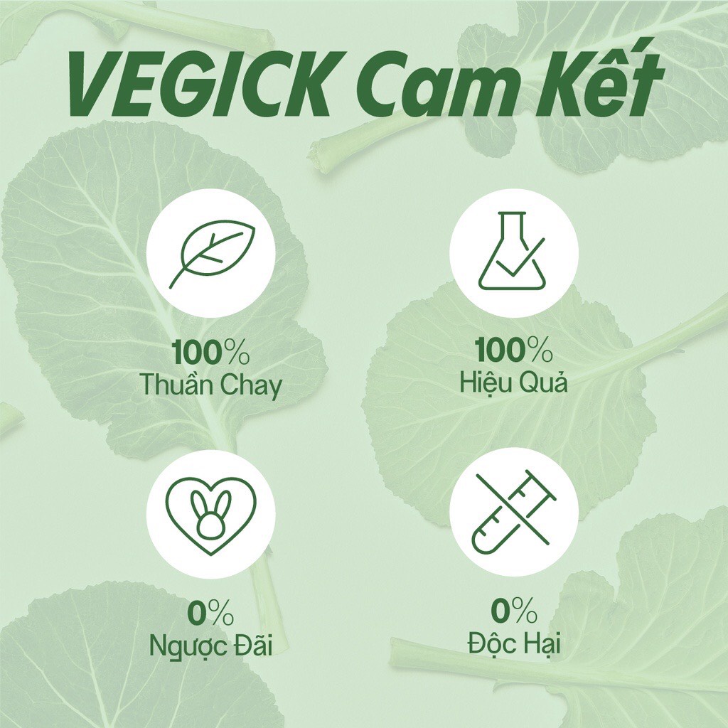 Bộ 3 sản phẩm tinh chất dưỡng da Vegick Super Serum