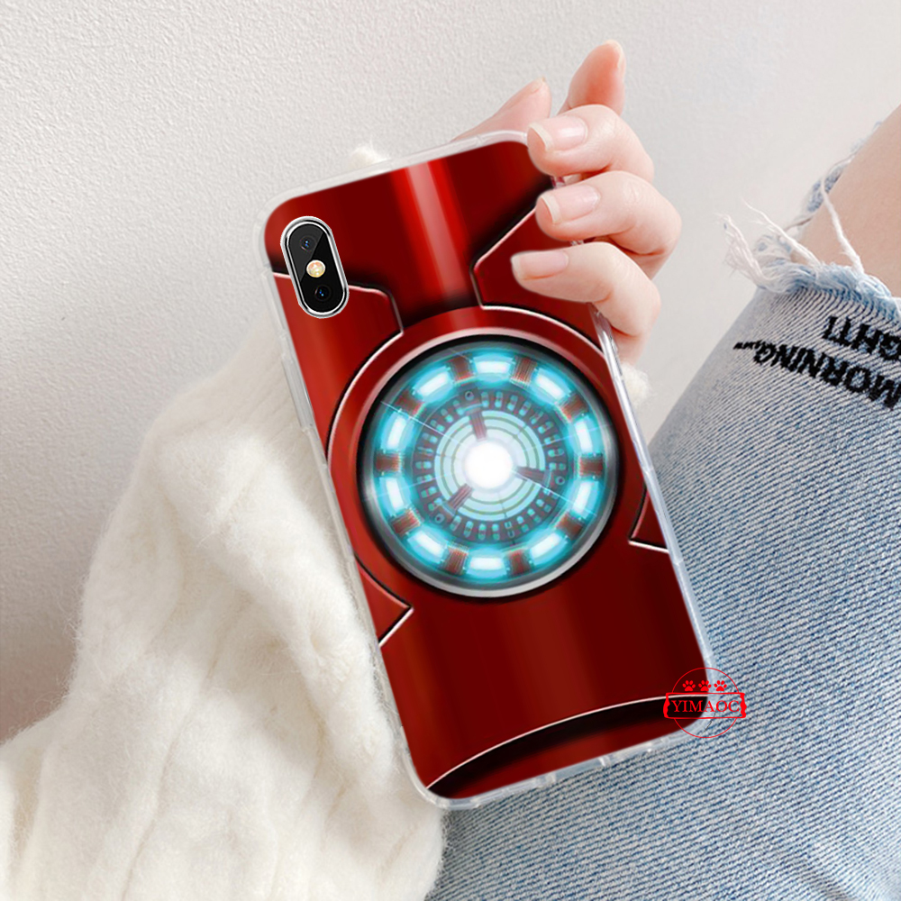 Ốp lưng họa tiết Iron Man cho iPhone 5 5S SE 2020 6 6S 7 8 Plus X