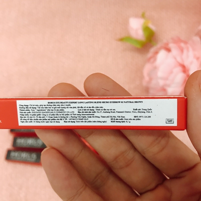 Chì mày đầu siêu nhỏ Horus Eye Beauty Expert  Long Lasting Blend Micro Eyebrow