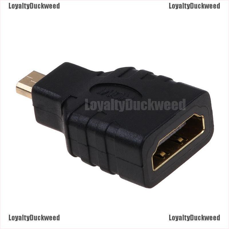 Đầu chuyển đổi micro hdmi type D đực sang hdmi type A cái cho hdtv