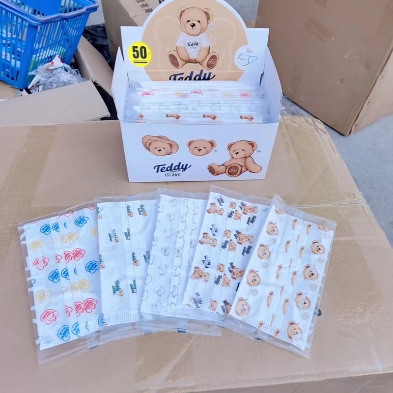 KHẨU TRANG GẤU TEDDY ĐỦ KIỂU CỰC XINH 🧸