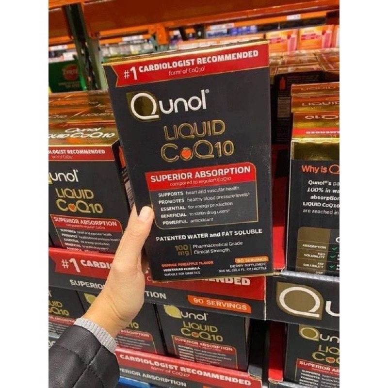 QUNOL LIQUID COQ10 Nước uống bổ tim mạch 900ml