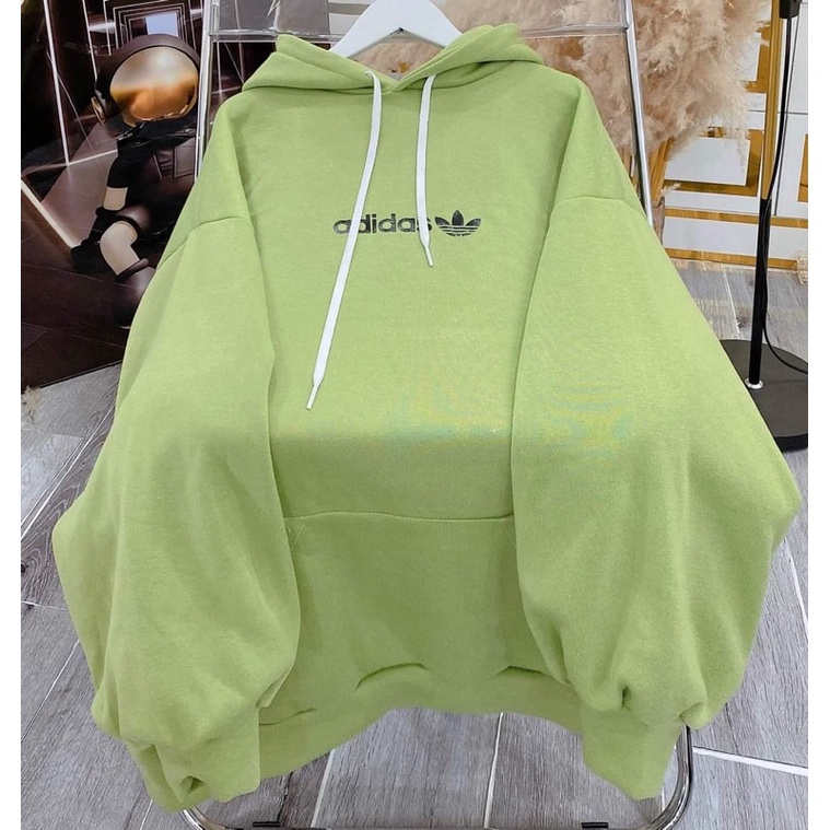 Áo Hoodie Chữ Thêu, Áo Hoodie Nam Nữ From Rộng Mũ 2 Lớp Chất nỉ Cotton Dày Mịn